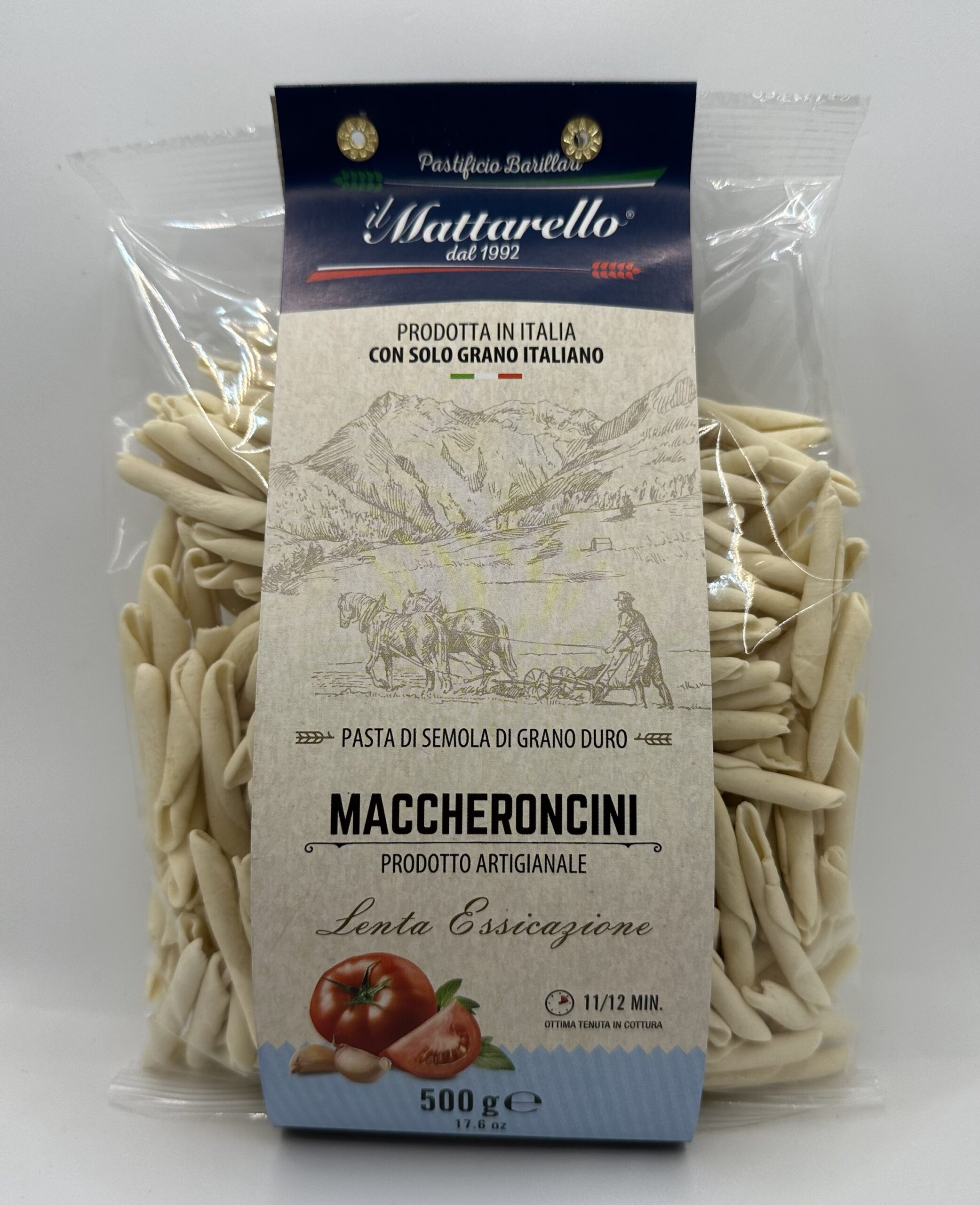 MACCHERONCINI SECCHI 500 GR.